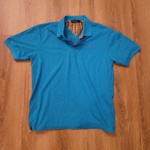 Paul Smith Blue Polo Shirt Classic Style